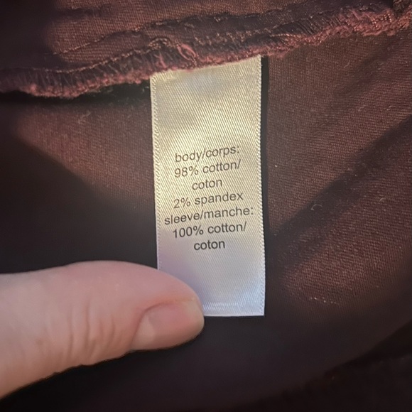 Moto Jacket Women’s Small Tailored Fit Burgundy - Picture 5 of 5